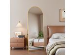 Specchio A Figura Intera 162 X 53 Cm, Specchio A Figura Intera Con Cornice In Alluminio Dorato, Specchio Da Parete, Specchio Da Appoggio Per Camera Da Letto, Ingresso, Corridoio, Decorazione Della Casa Ecc.