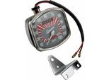 Contachilometri Sip Vdo 120 Km/H 80X69 Mm Grigio/Rosso Cornice Cromo Classic
