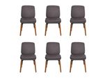 Design 6X Sedie Set Poltrona Gruppo Sedia Catering Nuova Sala Da Pranzo Gruppi Cucina