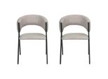 Sala Da Pranzo Lusso Stile Designer Moderno 2X Sedie Seduta Imbottita Arredamento Nuovo