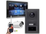 Videocitofono Ip Goliath: 10 Pollici 1 Monitor, Rfid, Antracite, Telecamera Wifi : 10 Pollici In Nero : Scatola Da Incasso : 4 Connessioni Poe Tramite:: 4 Poe Selezione Monitor: 10 Pollici In Nero Scatola Di Montaggio Campanello: Scatola Da Incasso