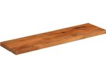 Vidaxl Piano Da Tavolo 110X20X2,5 Cm Rettangolare In Legno Massiccio Di Acacia