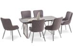 Mobili Moderni Per La Sala Da Pranzo Tavolo Da Pranzo Di Lusso + 6X Sedie Tavolo Sedie