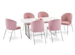 Set Da Pranzo Tavolo Da Pranzo 6X Sedie Tavolo Moderno Mobili Di Lusso Sala Da Pranzo 7Pcs