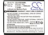 Techtek Batteria Compatibile Con [Verifone] E355, Ipay E355 Sostituisce BPK087-500, Per BPK087-500-01-A