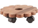 Portavaso In Legno, Supporto Per Piante In Legno, Supporto Rotondo Per Fiori, Supporto Per Vasi Da Fiori, Supporto Per Piante Rimovibile
