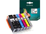 6X Cartuccia D'inchiostro Per Canon PGI-570 CLI-570 Xl | Set 1X PGI570 + 5X CLI571 ️
