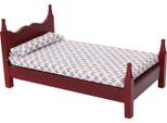 Mini Letto Singolo Casa Delle Bambole, Letto Singolo Da Esposizione Casa Delle Bambole, Letto Singolo In Legno Casa Delle Bambole, Letto Singolo Casa Delle Bambole In Legno, Mini Letto Singolo Per Bambole