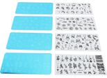 Piastra In Acciaio Stampata Per Nail Art, Piastra Per Timbratura Nail Art, Set Di Piastre Per Timbratura Unghie, Set Di Piastre Per Timbratura Unghie, Kit Di Modelli Per Timbratura Unghie, Piastra Per Immagine Nail Art