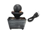 Fontana D'acqua Da Tavolo 3V Usb Fontana A Sfera Interna A Cascata Per Casa Ufficio Tavolo Decorativo