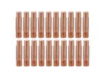 20 Punte Di Contatto In Rame Per Consumabili Per Torce Di Saldatura Mig/Mag 15AK (1,0 Mm)