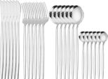Set Di Posate Premium 6 Persone Set Di Posate In Acciaio Inox Da 24 Pezzi In Confezione Regalo Per Ogni Occasione Argento