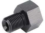 Adattatore Riduttore Per Manometro Pressione Olio: Filettatura Interna 1/8 Pollice Npt Su Filettatura Esterna M10X1,0, Nero
