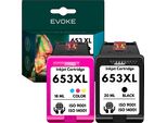 Cartuccia Per Hp 653 Xl ️️ Deskjet Ink Advantage 1275 2374 2375 2775 2776 6075 6475 ️ ️