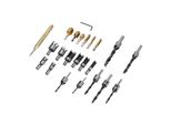 Utensile Di Smussatura Per La Lavorazione Del Legno, Punta Per Svasare, Kit Di Punte Per Svasare, Punta Per Svasare, Fresa A Tazza, Punta Per Svasare A 5 Eliche