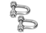 Gancio Di Ancoraggio Ad Anello A D, Ancora Ad Anello A D, Grillo A Forma Di D, Grillo In Acciaio Inox 304, Perno A Vite Del Grillo, Hardware