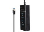 Hub Usb 3.0, Adattatore Splitter Usb, Splitter Per Cavi, Adattatore Usb A 4 Porte, Estensore, Hub