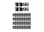 Retekess T130 Sistema Di Guide Turistiche, 99 Canali, Standby 12H, Sistema Di Guide Turistiche Wireless Per Viaggi (4 Trasmettitori, 44 Ricevitori)