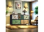 Cassettiera Retrò Proximax Con 5 Cassetti - Robusta Struttura In Acciaio, Versatile Per Camere Da Letto, Corridoi E Molto Altro Ancora Come Cassettiera In Tessuto E Torre Di Stoccaggio