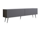 TV-SCHRANK : Antracite, Gambe Cromate, 170 X 52 X 32 Cm