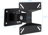 Staffa A Parete, Supporto Per Tv, Staffa A Parete Per Tv, Staffa Per Tv Lcd Inclinabile, Staffa Per Monitor Lcd