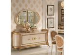 Credenza + Specchio Credenza Camera Da Letto Comò Barocco Rococò Arredoclassico Nuovo