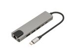 Hub Di Tipo C A Hdtv, Hub Ethernet Usb C, Hub Ethernet Usb C, Adattatore Multiporta Usb C, Adattatore Ethernet Usb C, Hub Usb C