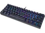 Motospeed CK61 Rgb Tastiera Da Gioco Meccanica Kailh Box Switch Keyboard 61 Tasti Anti-Ghosting Con Retroilluminazione Per Il Gioco Nero