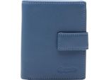 Esquire Pelle Portafoglio Viktoria 62 Wallet Dove Blue Grigio Cadetto