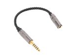 Cavo Adattatore Per Cuffie, Placcato In Oro, Da Spina Bilanciata Da 4,4 Mm A Jack Stereo Da 3,5 Mm, Cavo Adattatore