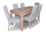 Set Completo Per Sala Da Pranzo Tavolo 6X Poltrone Sedie Set Da Pranzo Di Lusso 7 Pezzi.