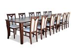 Set Completo Tavolo Da Pranzo 12 Sedie Set Sala Da Pranzo Gruppo Tavolo Legno Tavoli 13Pz