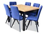 Tavolo Da Pranzo 6X Sedie Set Sala Da Pranzo Gruppo Da Pranzo Classico Tavolo 7Pcs Set Sedia Nuovo