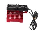 Ventola Di Raffreddamento Del Motore Senza Spazzole, Dissipatore Del Motore Del Doppio Ventilatore, Radiatore Del Motore Del Doppio Ventilatore, Ventola Di Raffreddamento Del Motore Senza Spazzole Di Rc, Ventola Di Dissipazione Di Calore Del Motore Senza Spazzole Dell'automobile Di Rc, Dissipatore Del Motore Senza Spazzole Di Rc
