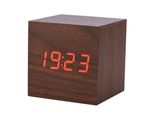 Sveglia In Legno, Sveglia, Orologio, Orologio In Legno, Sveglia, Visualizzazione Della Temperatura, Sveglia Digitale, Orologio Digitale