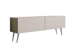 Sedia Tv: Cashmere, Gambe Cromate, 140 X 52 X 32 Cm