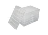 120 Grids Jewelry Storage Box, 5 Layers Jewelry Box, Clear Jewelry Box, Jewelry Storage Box, Jewelry Container Box, Jewelry Clear Container
