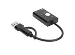 Scheda Audio Type-C A Audio, Scheda Audio 2 In 1, Scheda Audio Esterna, Adattatore Audio Usb, Scheda Audio A 7.1 Canali, Scheda Audio Per Computer Portatile