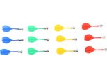 Set Di Freccette Magnetiche Da 12 Pezzi - Freccette Di Ricambio In Plastica Per Bersagli Magnetici, Gioco A Bersaglio Per Bambini E Adulti, Rosso, Verde, Blu, Giallo
