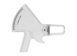 Calibro Per Grasso Corporeo, Dispositivo Di Misurazione Skinfold Per Il Fitness, Strumento Di Misurazione Preciso, Accessori (Bianco)