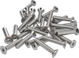 Viti A Esagono M10, Viti Esagonali Svasate, Viti Esagonali Da 10 Mm, Viti In Acciaio Inox A2, Bulloni A Esagono, Elementi Di Fissaggio Dell'industria