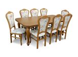 Set Completo Tavolo Da Pranzo + 8 Sedie Sala Da Pranzo Set Da Pranzo Gruppo Tavolo Legno Tavoli 9Pcs