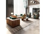 Set Di Divani Divano Divano Tappezzeria Mobili Di Design 4 Pezzi Divani In Pelle