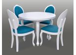Tavolo Da Pranzo + 4 Sedie Set Sala Da Pranzo Gruppo Da Pranzo Classico Tavolo 5Pcs Set Sedia Nuovo