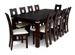 Tavolo Da Pranzo Tavolo + 10X Sedie Gruppo Sala Da Pranzo Soggiorno Set 11Pcs Set Mobili