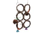 Giocattolo Dell'oscillazione Dell'anello Dell'uccello, Giocattolo Dell'anello Della Gabbia Dell'uccello, Giocattolo Appeso Dell'oscillazione Del Pappagallo, Rete D'arrampicata Della Corda Dell'uccello, Giocattolo Appeso Dell'oscillazione Dell'uccello, Giocattolo Del Cerchio Del Pappagallo