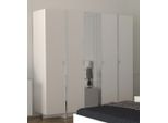 Armadio Camera Da Letto Mobili Moderni Armadio In Legno Marrone 204Cm Bianco