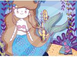 Bluebird Puzzle Puzzle Per Bambini Jolie Petite SirèNe - 24 Pezzi Sirena