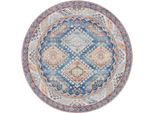 Tappeto Interiyou Lavabile Gent Blue ø 120 Cm Rotondo