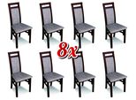 Sala Da Pranzo Sedie Gruppo Tessile Set Legno Set 8X Sedia Set Poltrone